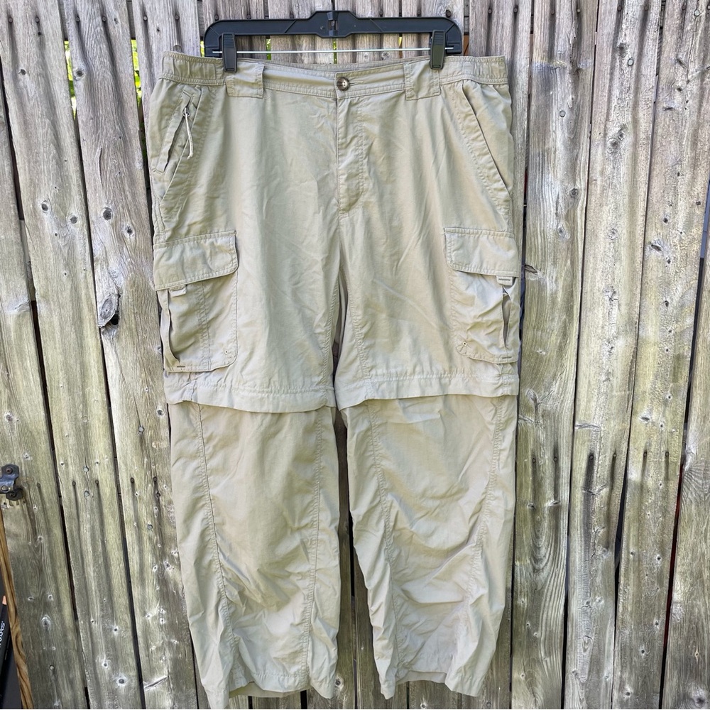Columbia Titanium Men's L Nylon Convertible Packable Lightweight Hiking Pants